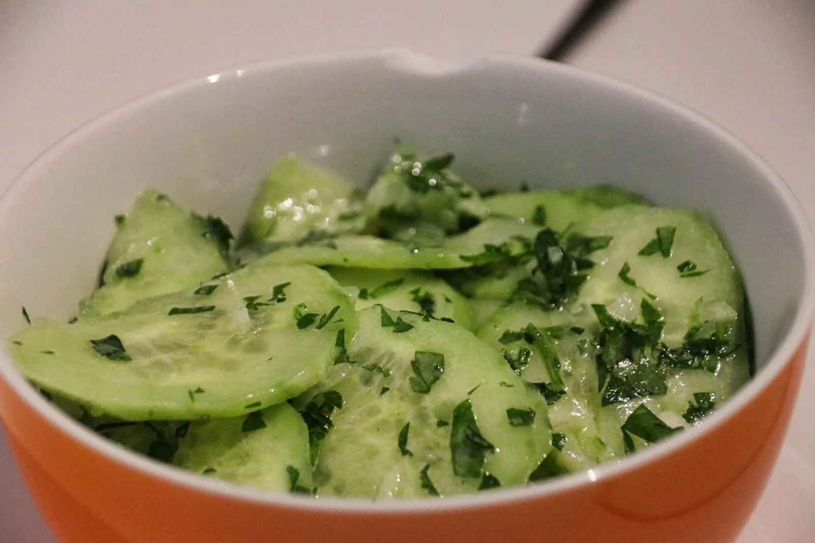 Gurkensalat mit Dill